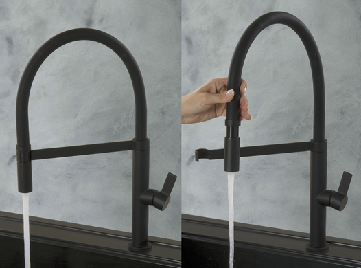 Кухонный смеситель FKM 68P SS Inox