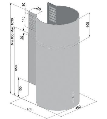 Вытяжка Cylindra 40 Inox