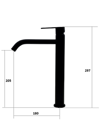 Змішувач для раковини Nuova 50201 Black
